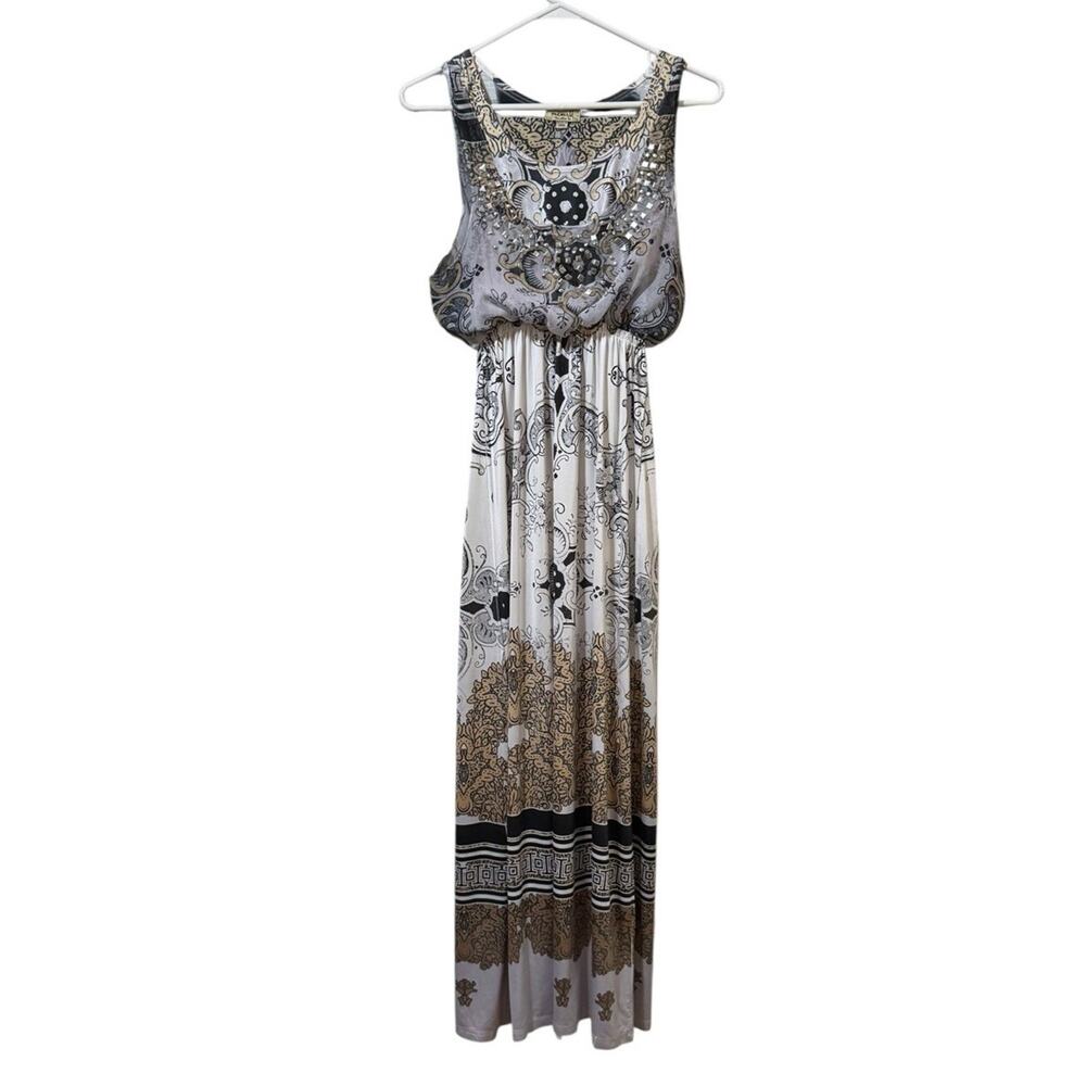 One World Live And Let Live Women Size PS Embellished Flowing‎ Bohemian Stretch